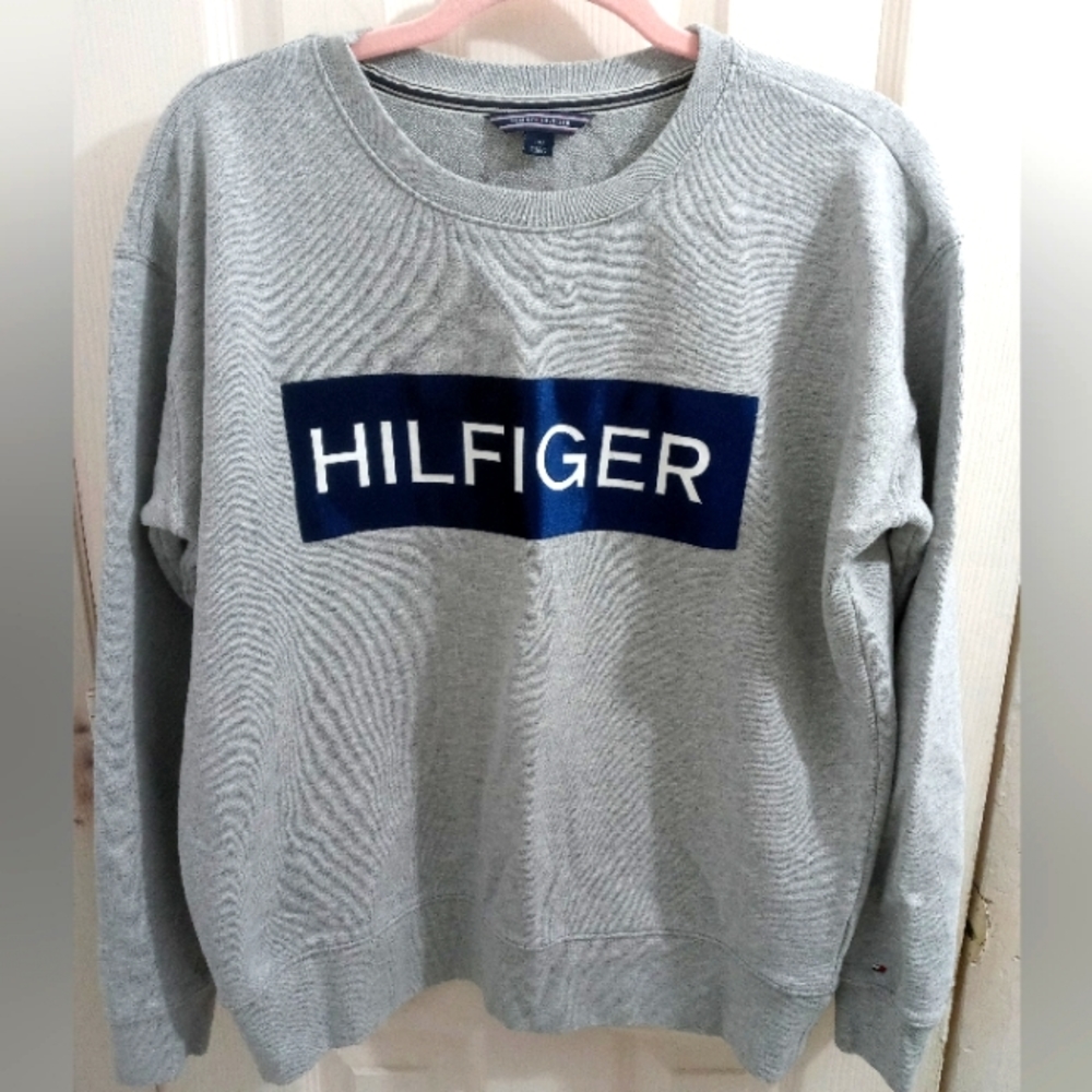 Tommy Hilfiger Men’s L Pullover Sweater Classic Fit Long Sleeve Casual Preppy